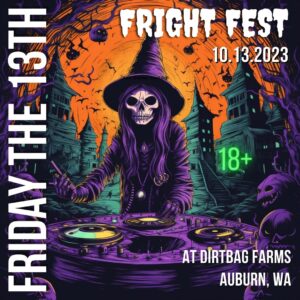 Fright Fest Rave flyer simple